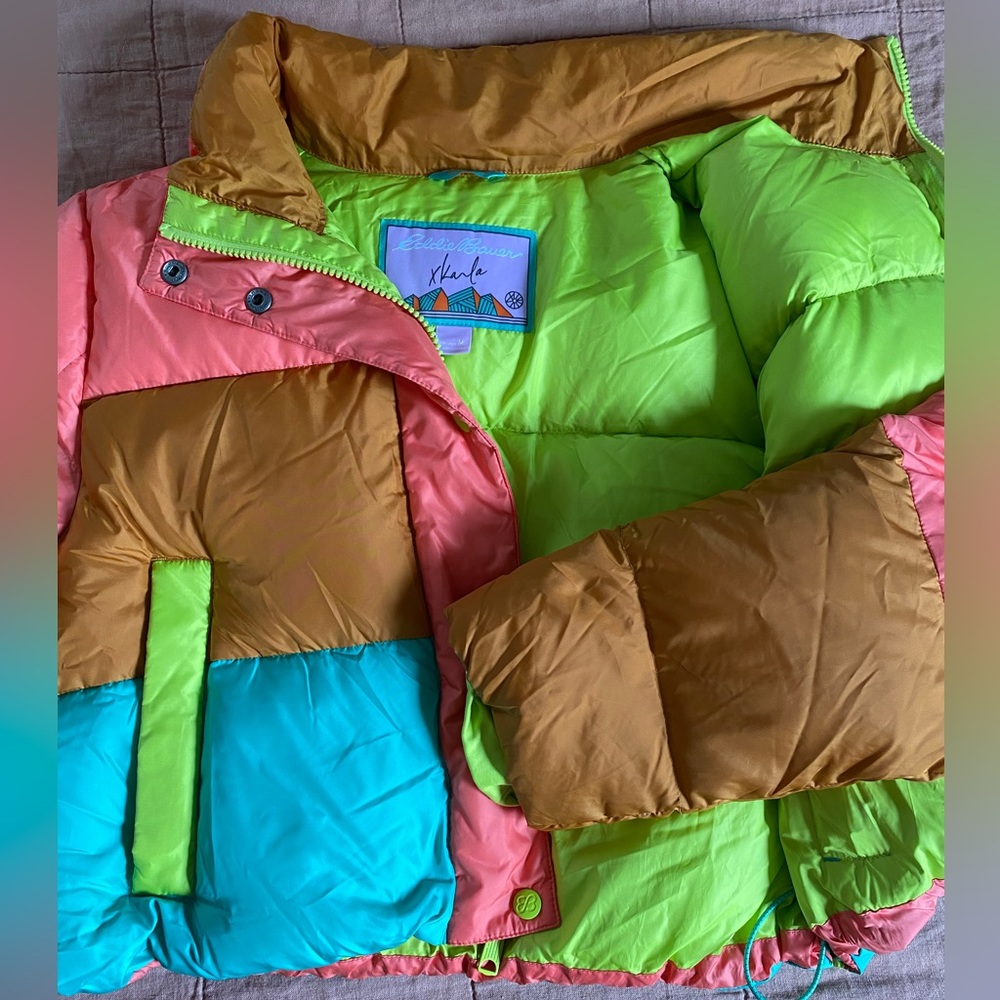 Eddie Bauer x Karla Welch Cropped Puffer Jacket